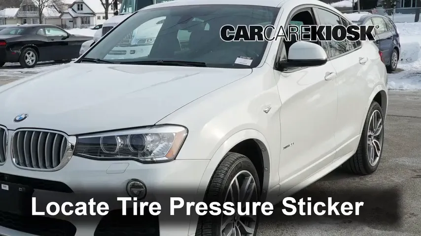 Pression des pneus pour 2017 BMW X4 xDrive28i 2.0L 4 Cyl. Turbo